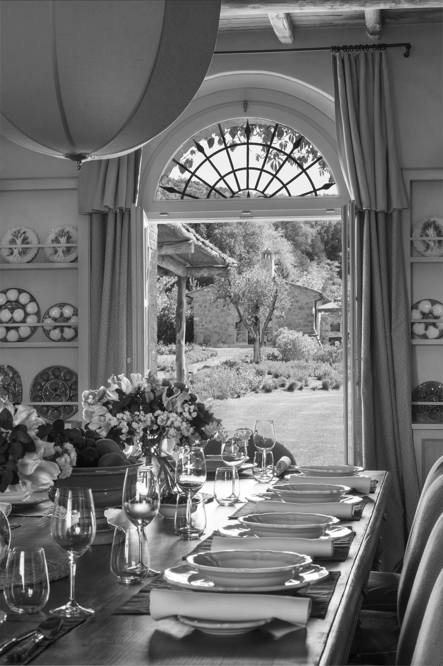 A private dining room