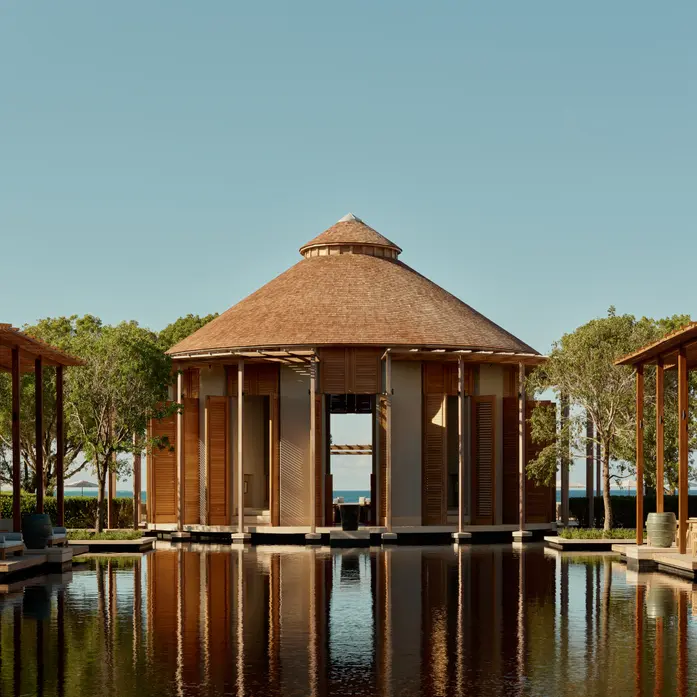 Private overwater pavilion
